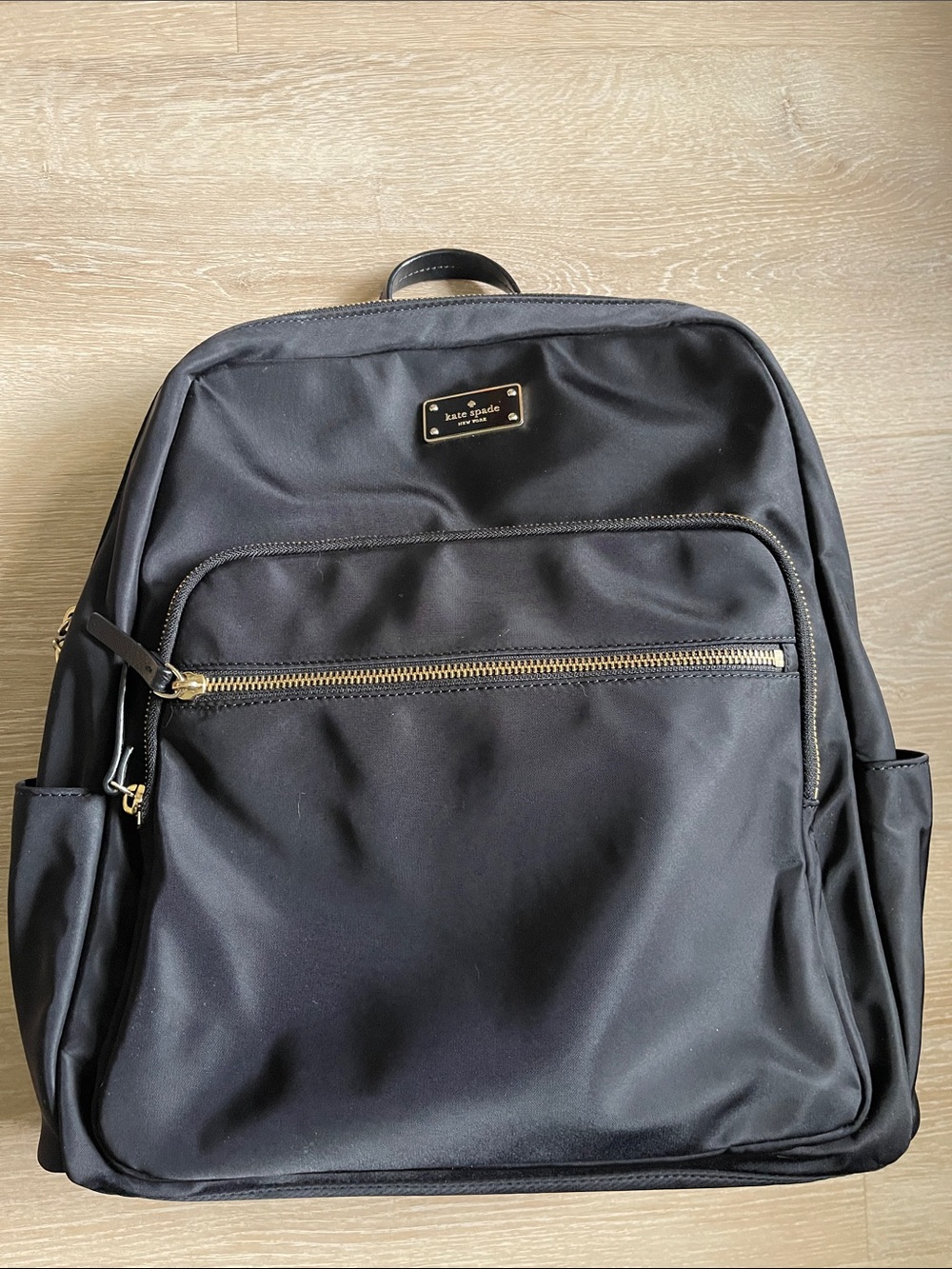 Kate Spade New York Large Hilo Black Avenue laptop backpack - Picture 2 of 10